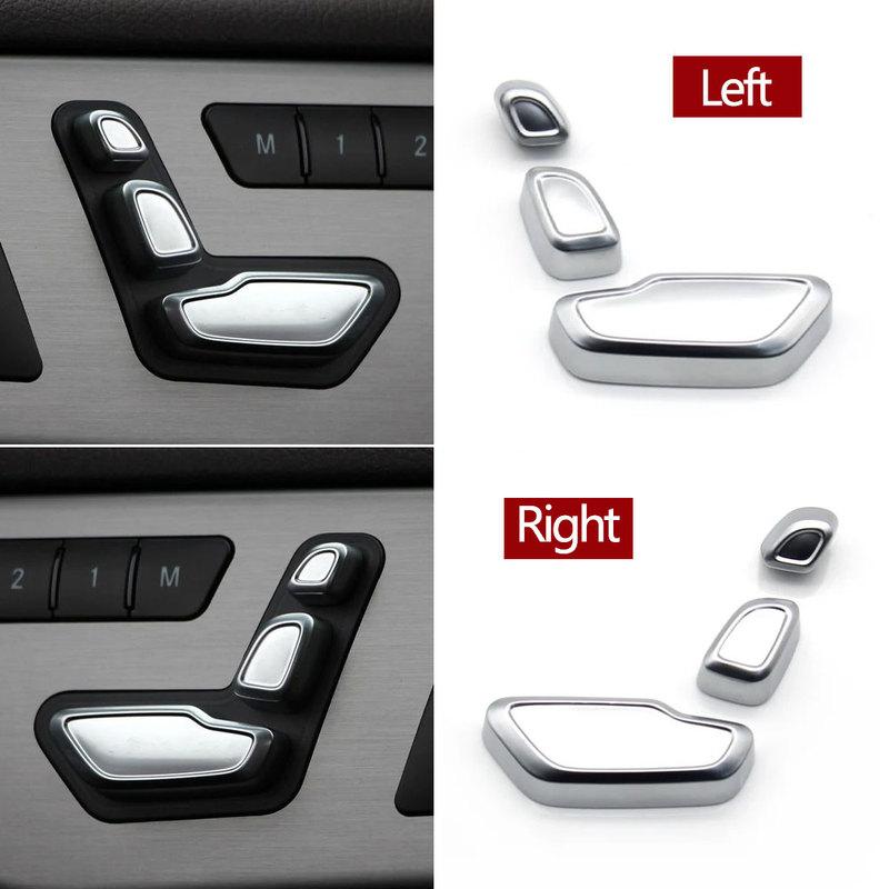 Knappskydd för justeringsknapp för nackstöd på framsätet för Benz A B C E ML GL GLE GLK CLS W204 W207 W212 W166 X204 W218 W117