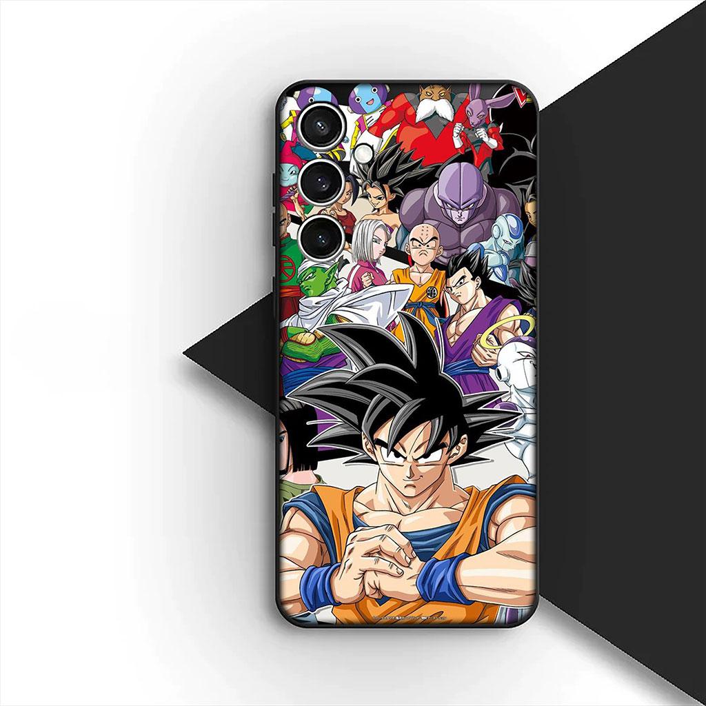Cover for Samsung Galaxy S22 S21 S20 FE Ultra Plus A07 A17 A15 A16 A25 A57 A37 Case Dragons Gokus Balls DragonBalls Vegeta Z