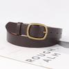 Womens Belt Simple Versatile Retro Korean Style Student Leather Jeans Dress