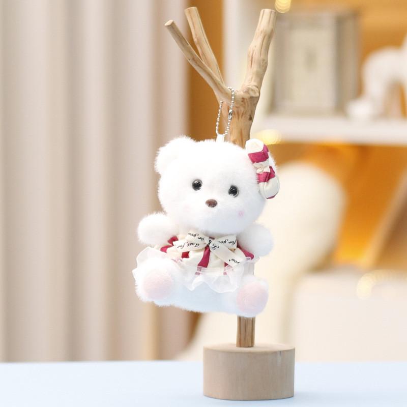 Plush Bear Toy Cute Doll For Girls Bag Pendant Gift Accessory