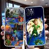 CJ85 Peter Pan Soft Shell Transparent Phone Case for Motorola Moto G7 G8 G9 G84 G85 G73 G24 G15 Z2 Play Power Plus
