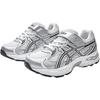 Asics Kids Sonic Comfortable Soft Low-Top Running Shoes Kids sneaker Silver White Black 1014A386-100