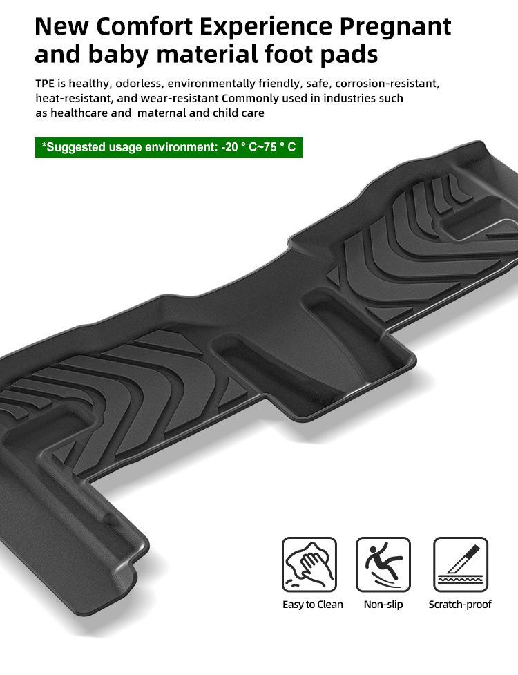 Waterproof TPE Floor Mats & Trunk Mat for 2021-2025 Daihatsu Atrai S7 Series