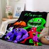 Custom Name Garten of Banban Theme Printed Blanket - Perfect for Couch, Bed, Travel & Outdoor Use | Machine Washable, Cozy & Durable.