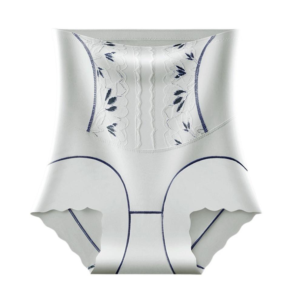 

Кружевное цветочное утягивающее белье с высокой талией, формирующие трусики для коррекции фигуры, утягивающее белье для подтяжки ягодиц, для спортзала XXL серый