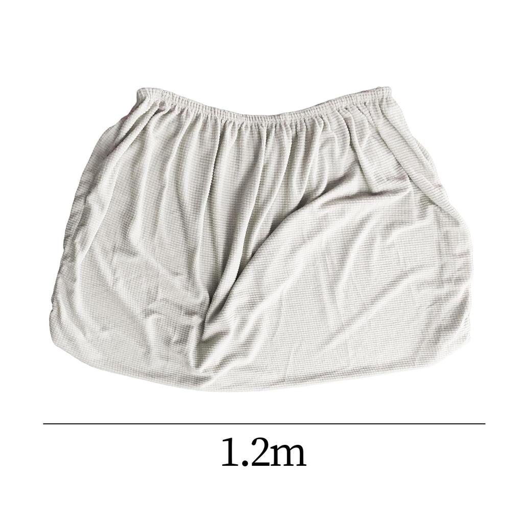 Bed Headboard Cover Removable Elastic Upholstered Bed Head Cover Bedroom Decor Dustproof Cover Bed Back Cover Protector 1.2M