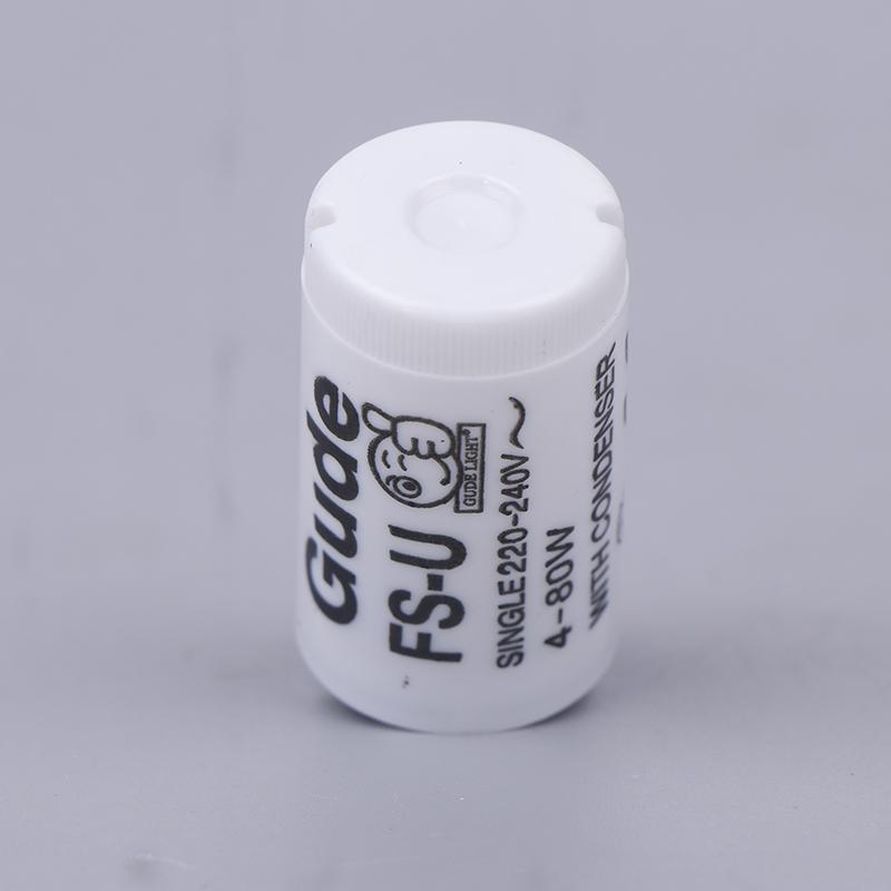 5 Pz/Set Singolo 220V-250V 4-80W Starter Lampada Fluorescente Fs-U S2 Tl Starter Tubo Fusibile Starter Ce Rohs