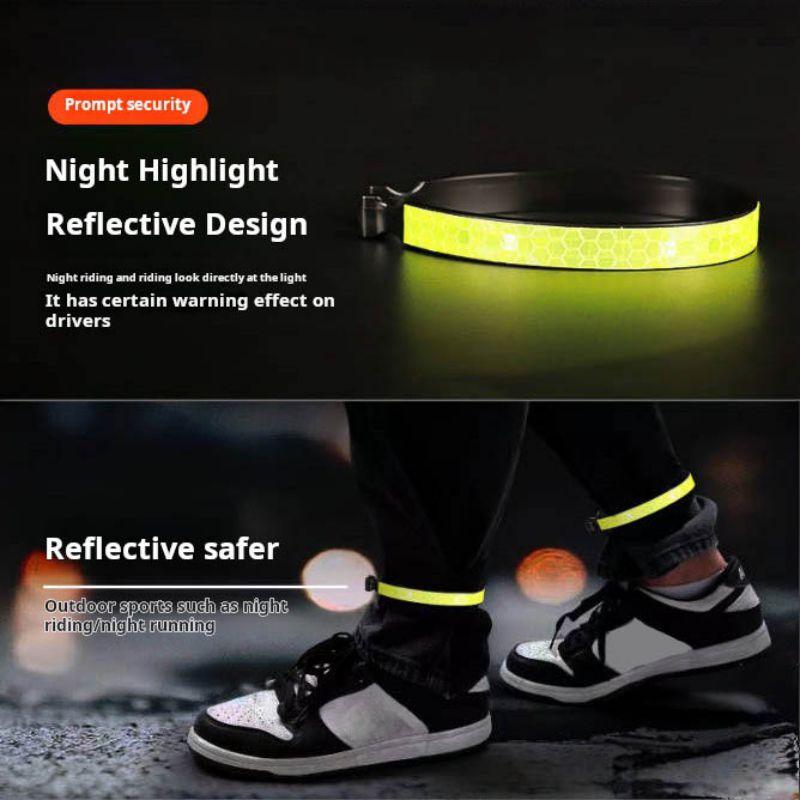 Reflective Pants Clamp Reflective Panty Ring Night Cycling Mountain Running Safety Reflective Belts