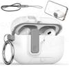(Fluffy Blue) For Airpods Pro 3 New Full Protection Auto Pop-Up Lid Design with Lanyard Wireless Charging Case For Airpods Pro 3