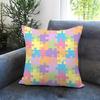 Puzzle Cushion Cover Comfortable Reversible Pillow Cover Ideal for Car Sofa Bedroom  Beyond
