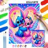 DIY Oil Painting Kits Stitch Angel Hug Hand Painting Home Decor Craft Gift Ideas Canvas Wall Art Paint By Numbers Artwork Sets 130
