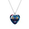 Anime K-pop Demon Heart Shape Pendant Necklace Cartoon Character Idol Jewelry Gifts