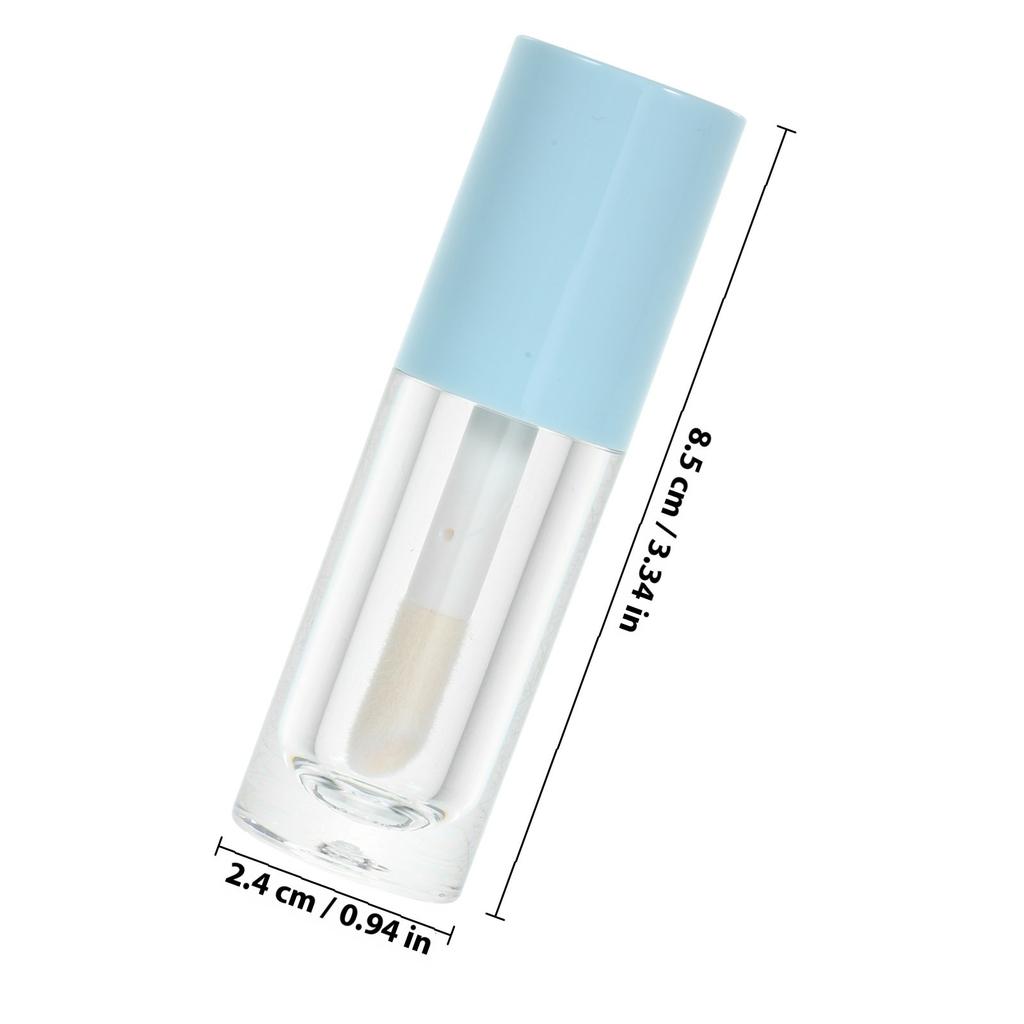 14Pcs Empty Lip Gloss Containers Clear Plastic Tubes for Lip Balm Refillable Smooth Dispensing Portable Compact Design with