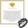 Minimalist Letter Spiral Wrap Inspirational Ring Chic Geometric Personalized Initial Ring