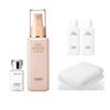 HABA Skin Care Gift Set with Squalane Oil 15ml, Deep Moisture Lotion 120ml, Squa Cleansing 20ml X2 and Imabari Organic Cotton Towel