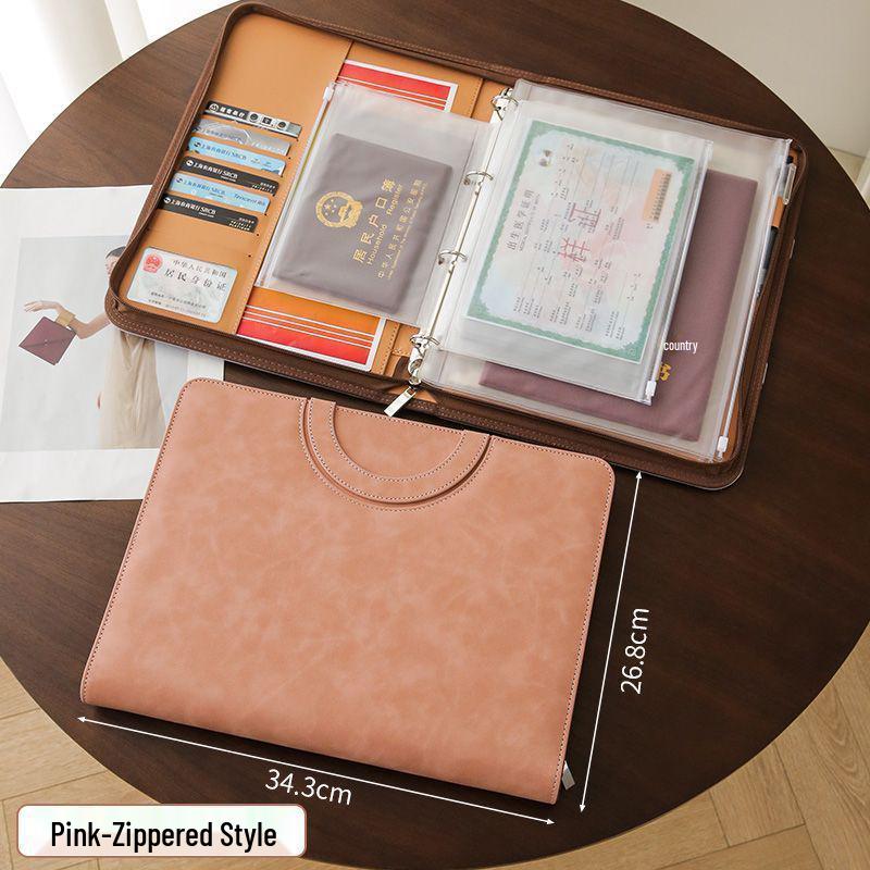 

Портативна сумка для зберігання документів великої місткості для сімейних записів та альбомів