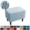 1PC Stretch Wing Chair Covers Elastic Anti-dirty Velvet Wingback Armchair Cover Single Relax Sofa Covers with Seat Cushion Cover