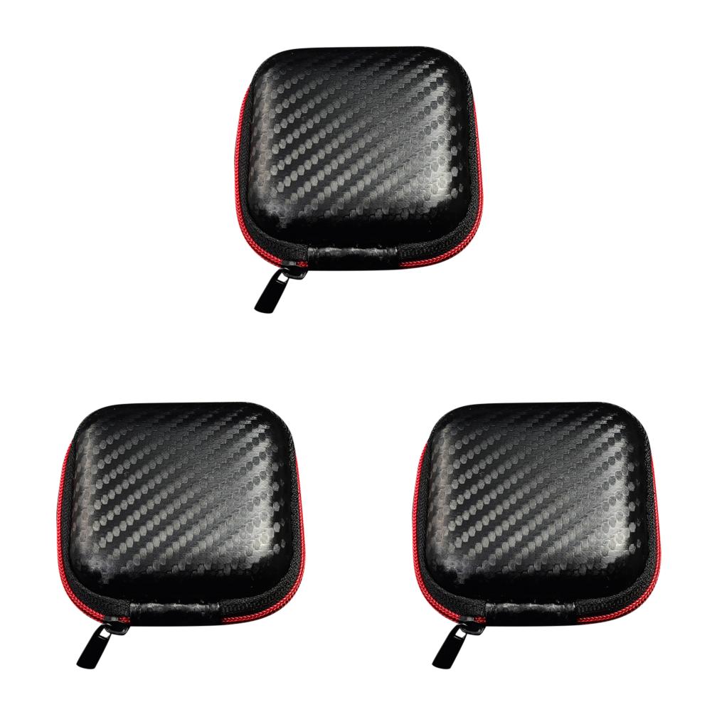 1-20PCS Earphone Bags EVA Storage Box Portable Wired Earphone Case Anti-Pressure Anti-fall Earbuds Charging Cable Carrying Bags