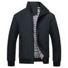 Men S Casual Thin Stand Collar Jacket Spring Autumn Business Style