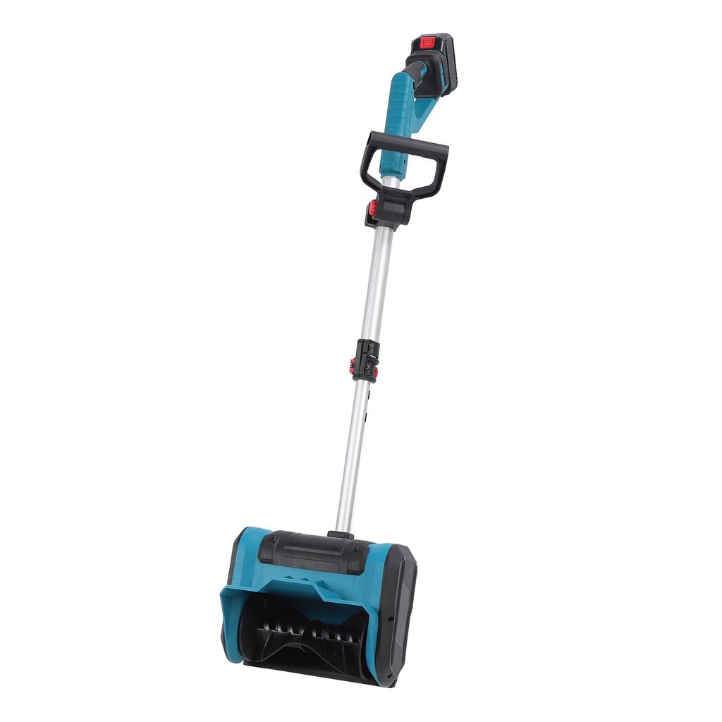 Cordless Electric Snow Shovel 21V Carbon Steel Cordless Snow Blower Shovel with Batteries and