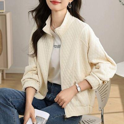 Giacca in maglia snellente all-match in stile coreano alla moda autunnale da donna taglie forti con temperamento