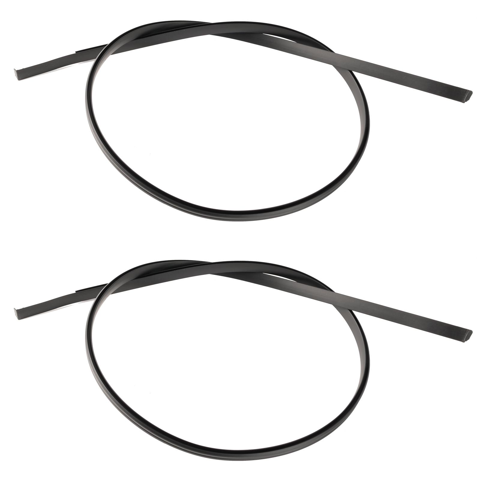 2pcs Right & Left Side Roof Drip Moulding Trim Rubber Strip Sealing Cover 7555152210 7555252190 For Toyota Puris C 2012 2013 2014 2015 2016 2017-2021 чёрный