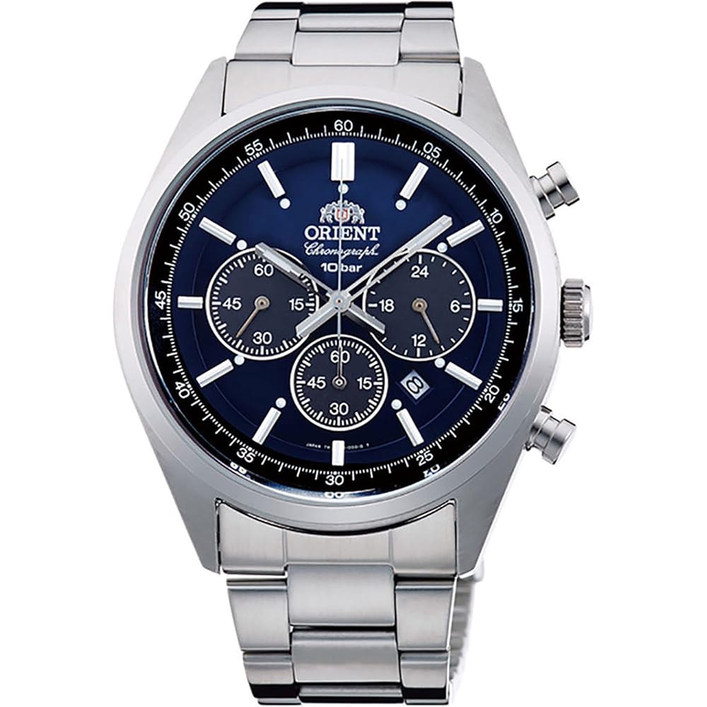 Orient NEO70 s Solar Panda Men s Watch Royal Blue Japanese Made with Manufacturer Warranty