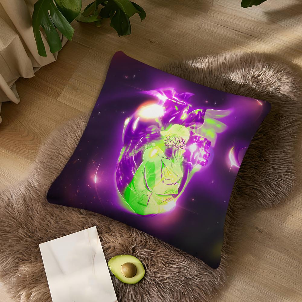 Singer Saiko Sakura Spanish Trap Cushion For Bedroom Car Coffee Shop Room Soft And Living Room Sofa Decorative Pillow Cover Case