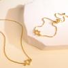 Necklace Women's Light Luxury Niche Star Moon Necklace Bracelet Combination Simple Fashion Exquisite High-end Versatile Accessories