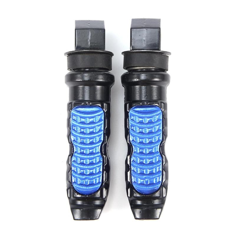 1 pár 8mm univerzální zadní stupačky pro motocykly Pedál Hliníkové stupačky pro motocykly Opěrka nohou