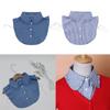 Detachable Dickey Blouse Half Shirts False Faux s for Girl and Women
