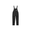 Carhartt WIP Womens Hudson Bib Overall Black Women Streetwear I028634-89-02