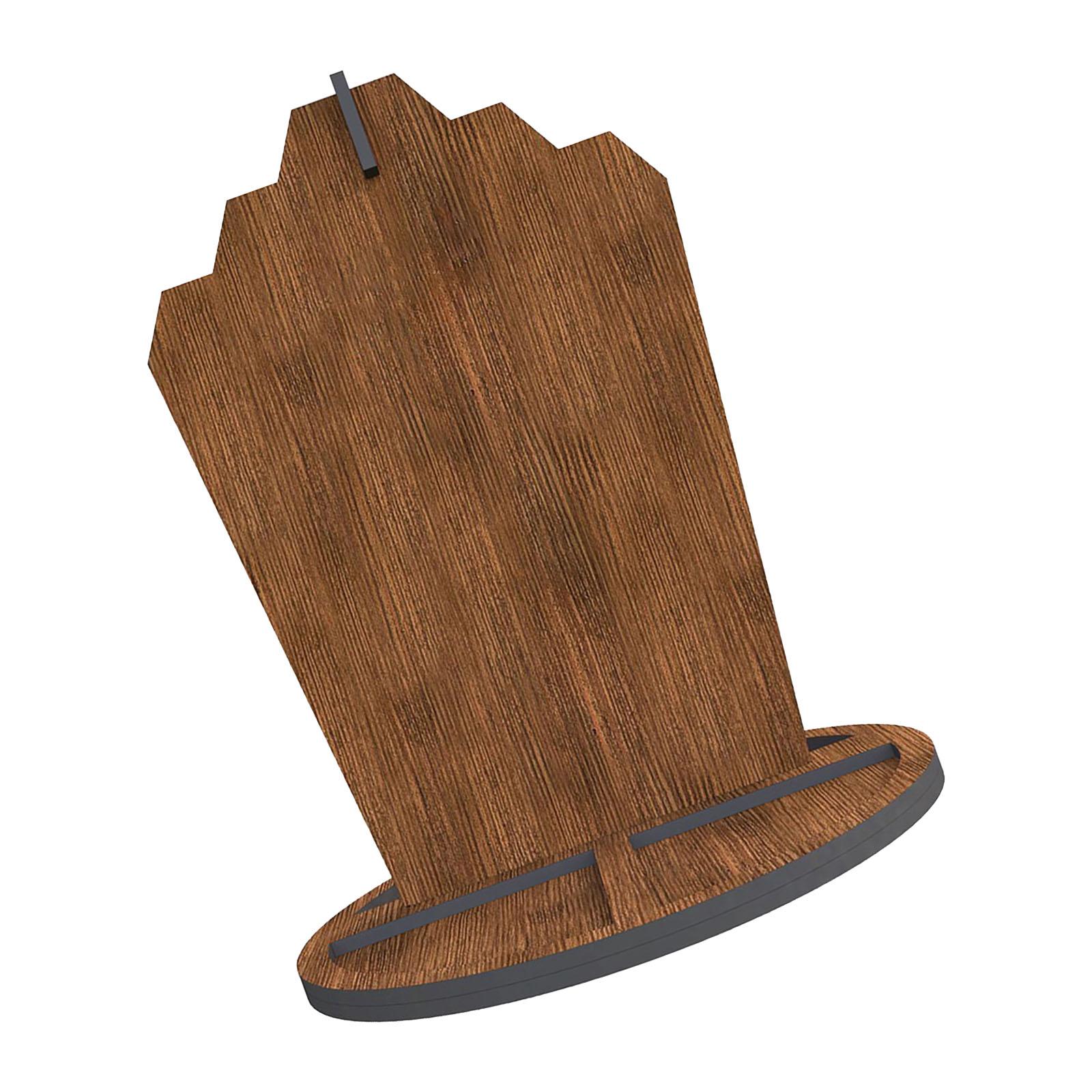 

Freestanding Wood Jewelry Display Rack Storage Shelf for Bracelets Necklaces and Earrings Accessories Organization Tool