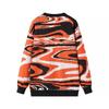 Zab Autumn New Women's Clothing Fashion Style French Style Design Fashion All-Match Zebra Pattern Loose Pullover