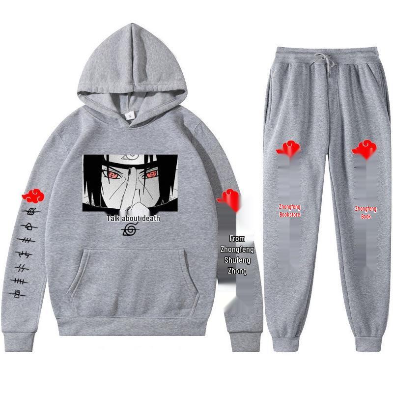Naruto 2025 Uchiha Itachi Hoodie & Pants Set for Men & Women