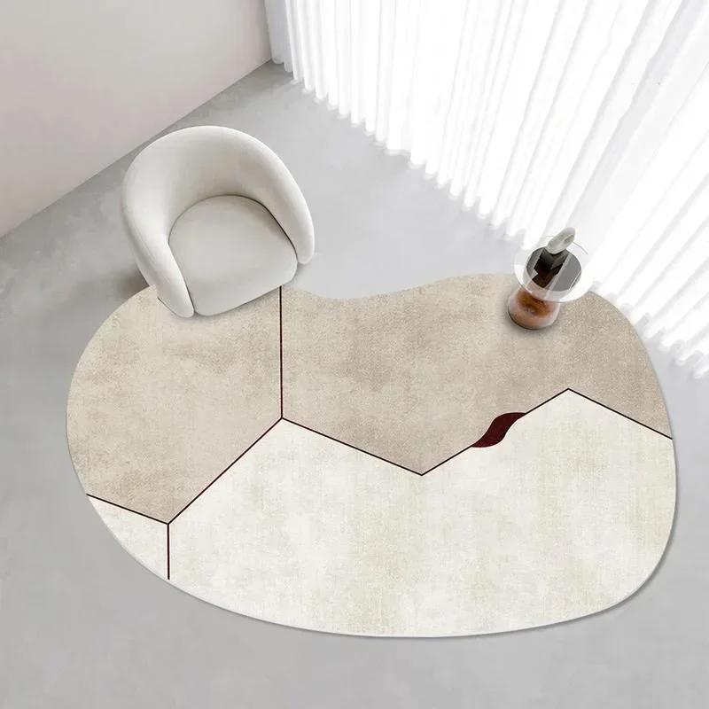

Minimalist Line Living Room Carpet, With The Sofa Fully Carpeted, Is Anti-Slip And Suitable For Home Decoration 80X120CM(2.6X3.9FT