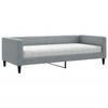 VidaXL Lit de jour avec matelas gris clair 90x190 cm tissu 3196570