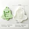 Christmas Ornament Chocolate Mold Snowflake Pendant Mold Elk Tree Decoration Epoxy Resin Santa Claus Gift For Home Decoration