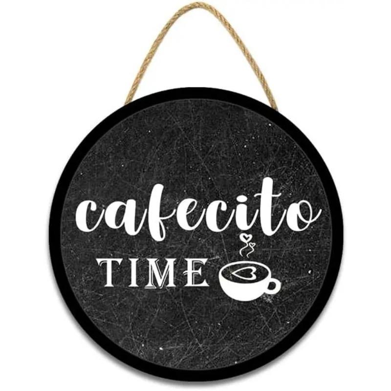 Kaffee Schilder Deko für Kaffeebar Holz Bauernhaus Wanddeko für Küche Home Office Café Kaffeestation Einzugsgeschenk