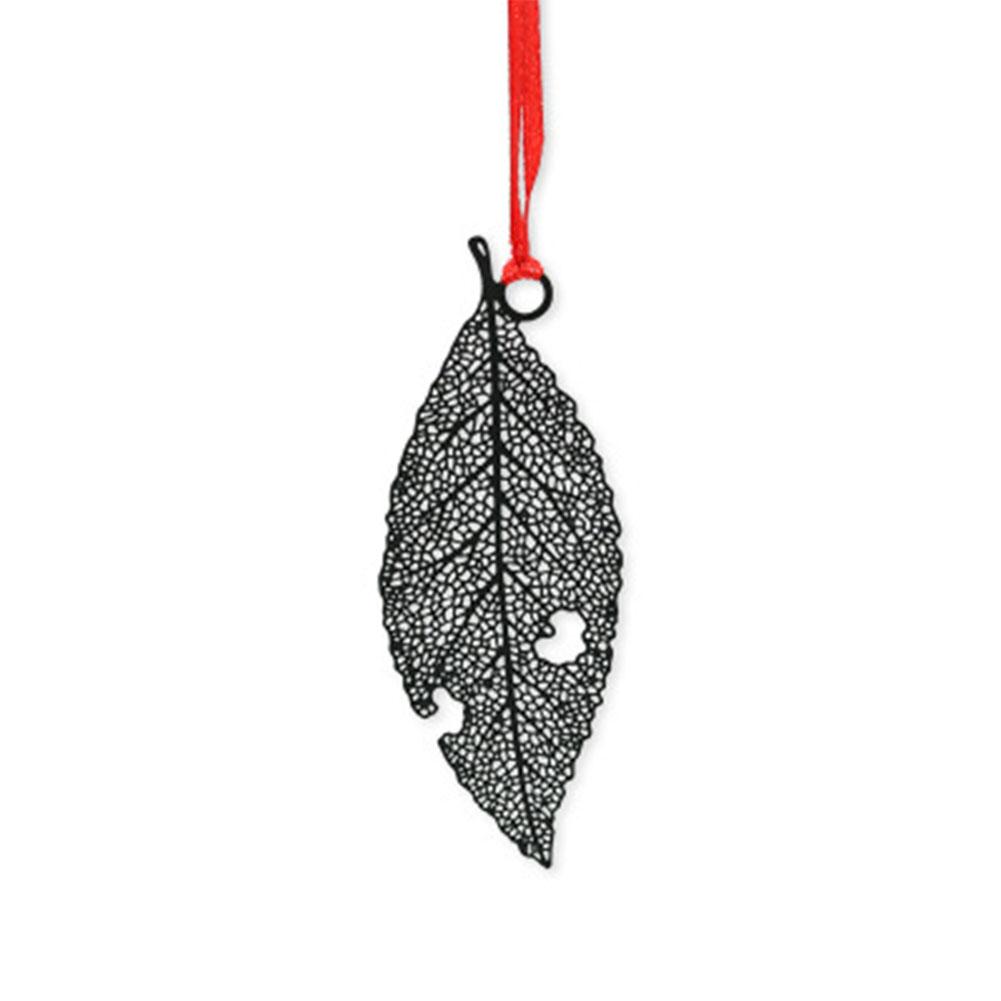 DIY Cute Black Hollow Metal Bookmark Document Book Mark