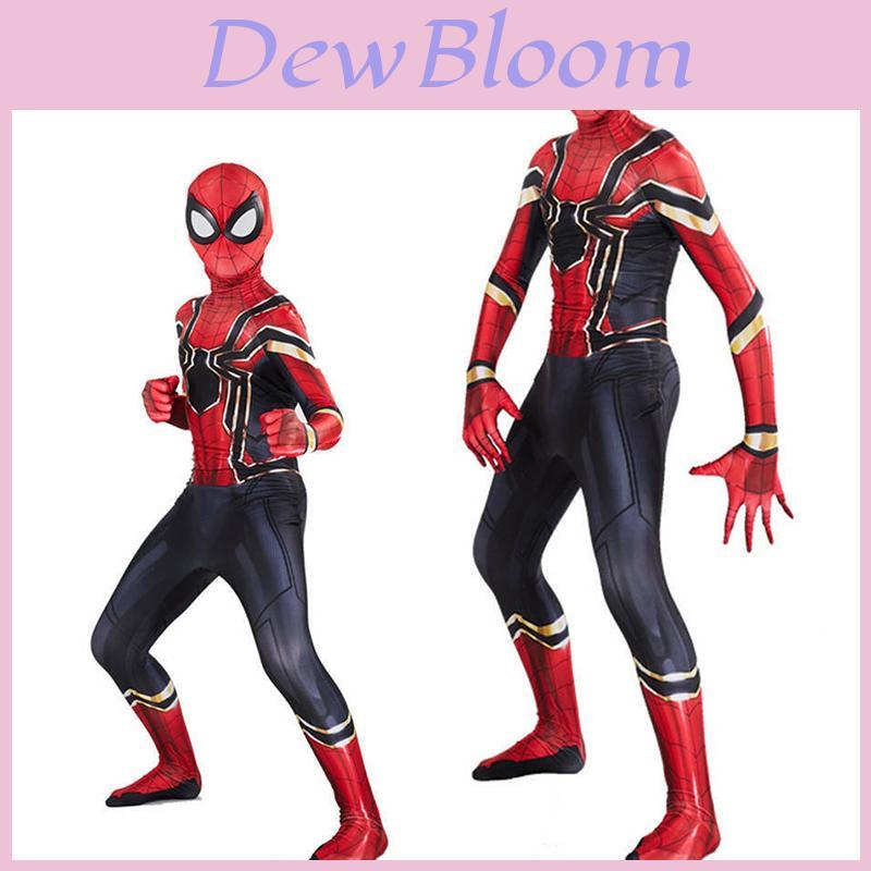 Breathable Lightweight Iron Spiderman Suit Superhero Costume Perfect For Cosplay