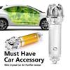 Crystal Car Air Ionizer 12V Plug In Mini Air Purifier | 4.8M Ions Remove Smoke, Dust, Odors, PM2.5 – Stylish Maintenance-Free Auto Accessory