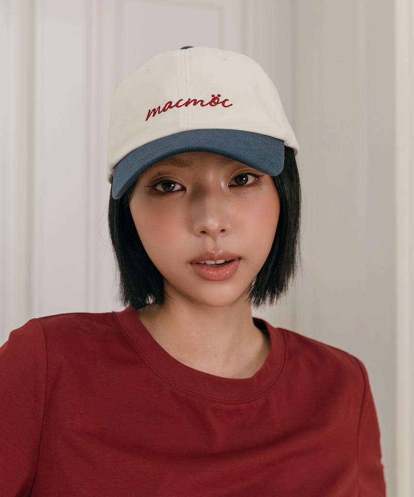Makeumokeu Nuller_Logo Embroidered Cotton Ball Cap_7Colors