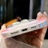 iPhone 16 Glitter Rhinestone Phone Case with Bow, Transparent Design Compatible with Apple Models 11-16.