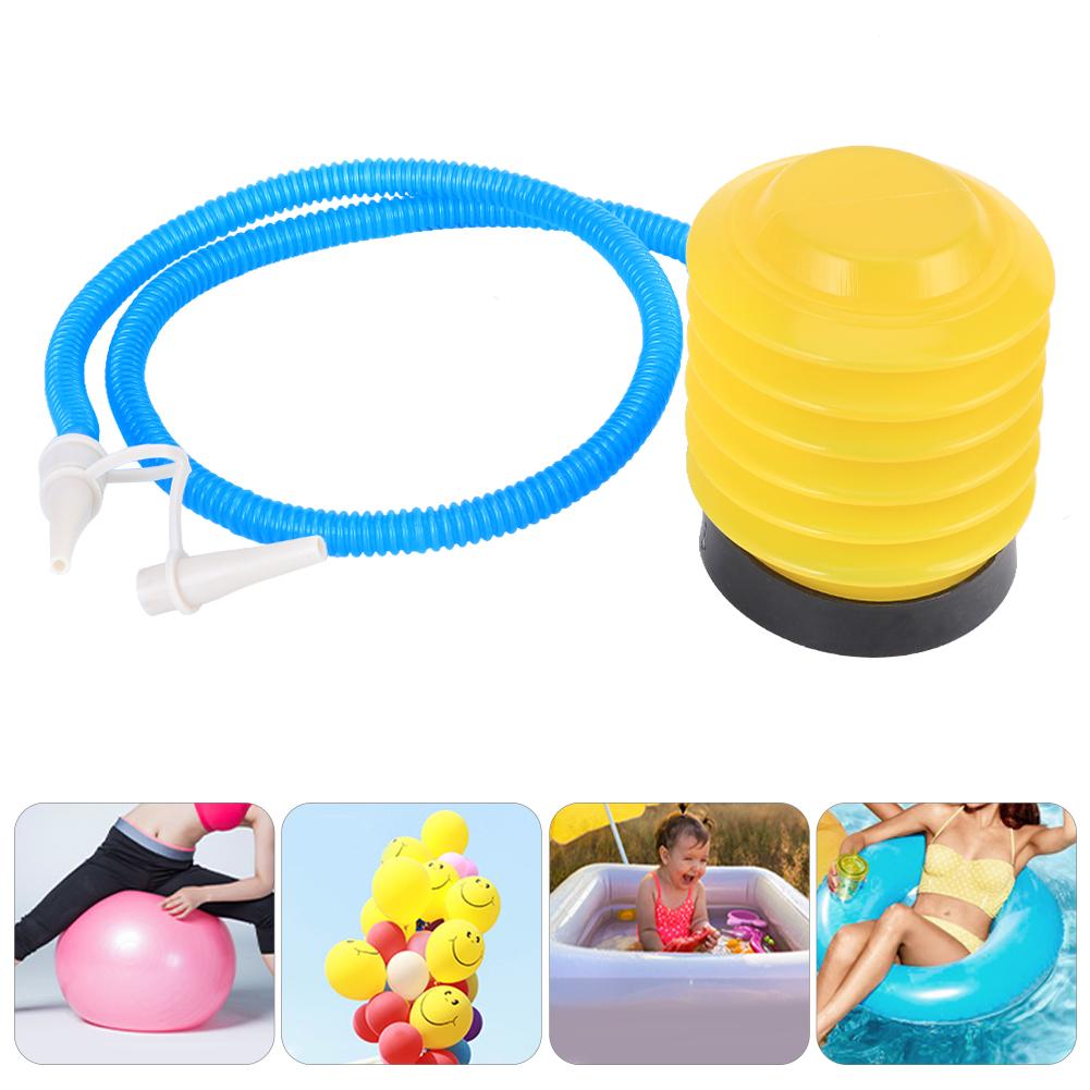 5 Stück Gelbe Fußluftpumpe 4,5 Zoll Kunststoff Hochzeit Festivals Ballon Yogaball Aufbläser