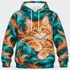 3D Print Cute Cat Hoodie For Men Women Fluffy Kitten Pattern Pullover Hoodie Animal Lover Gift Graphic Hooded Sweatshirt Trend