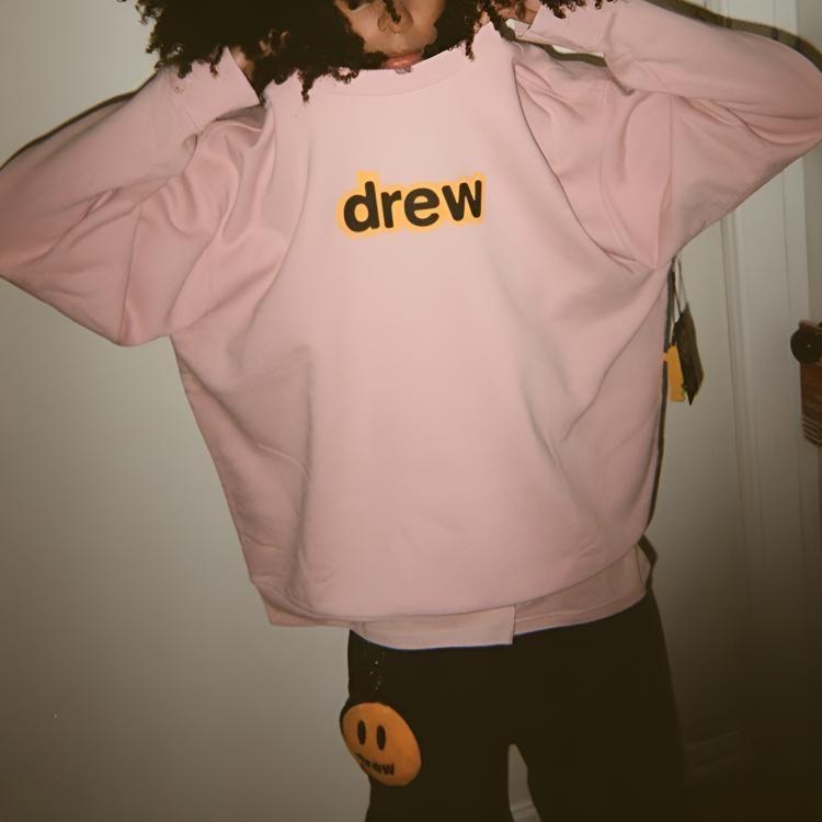 Drew House Secret Crewneck Sweatshirt 'Pink' Men's DR-SS21-64