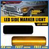 Smoked Front LED Side Marker Light For Dodge D150 D250 D350 W150 W250 Ramcharger