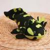 Hexagonal Dinosaur Plush Keychain - Cute Salamander Pendant Doll for Girls