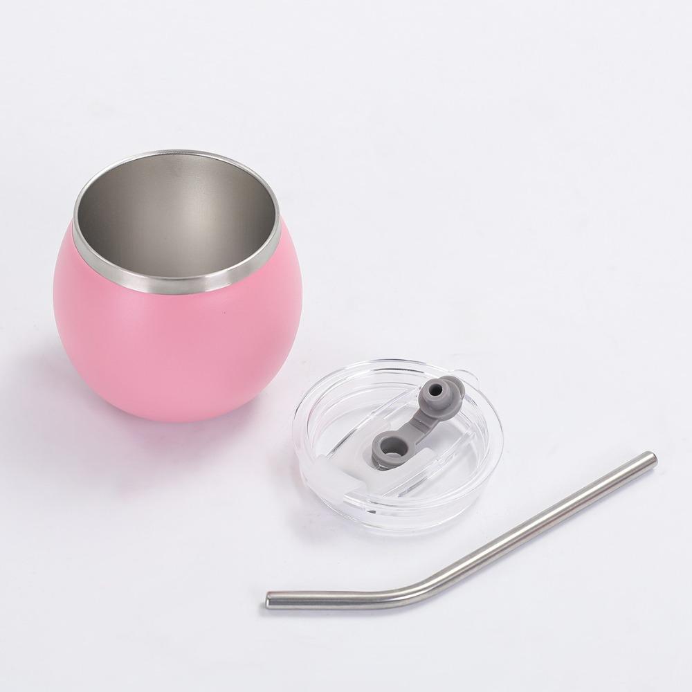 180ml Tumbler Portable Egg Cup Cute Stainless Steel Cup Unisex